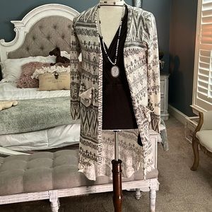 Cute knee length jacket